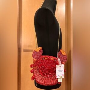 Crab Beaded Women's Bag